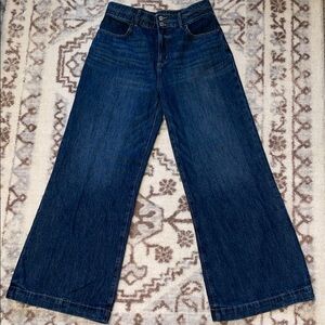 LOFT Dark Blue wide leg Jeans